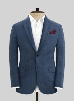 Italian Prato Indigo Blue Linen Suit 10 Italian Prato Indigo Blue Linen Suit -Tiano Suits Shop pratoindigobluelinensuitlk 2