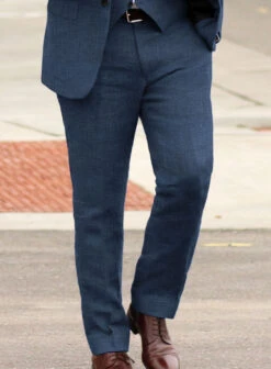 Italian Prato Indigo Blue Linen Suit 12 Italian Prato Indigo Blue Linen Suit -Tiano Suits Shop pratoindigobluelinensuitlk 4