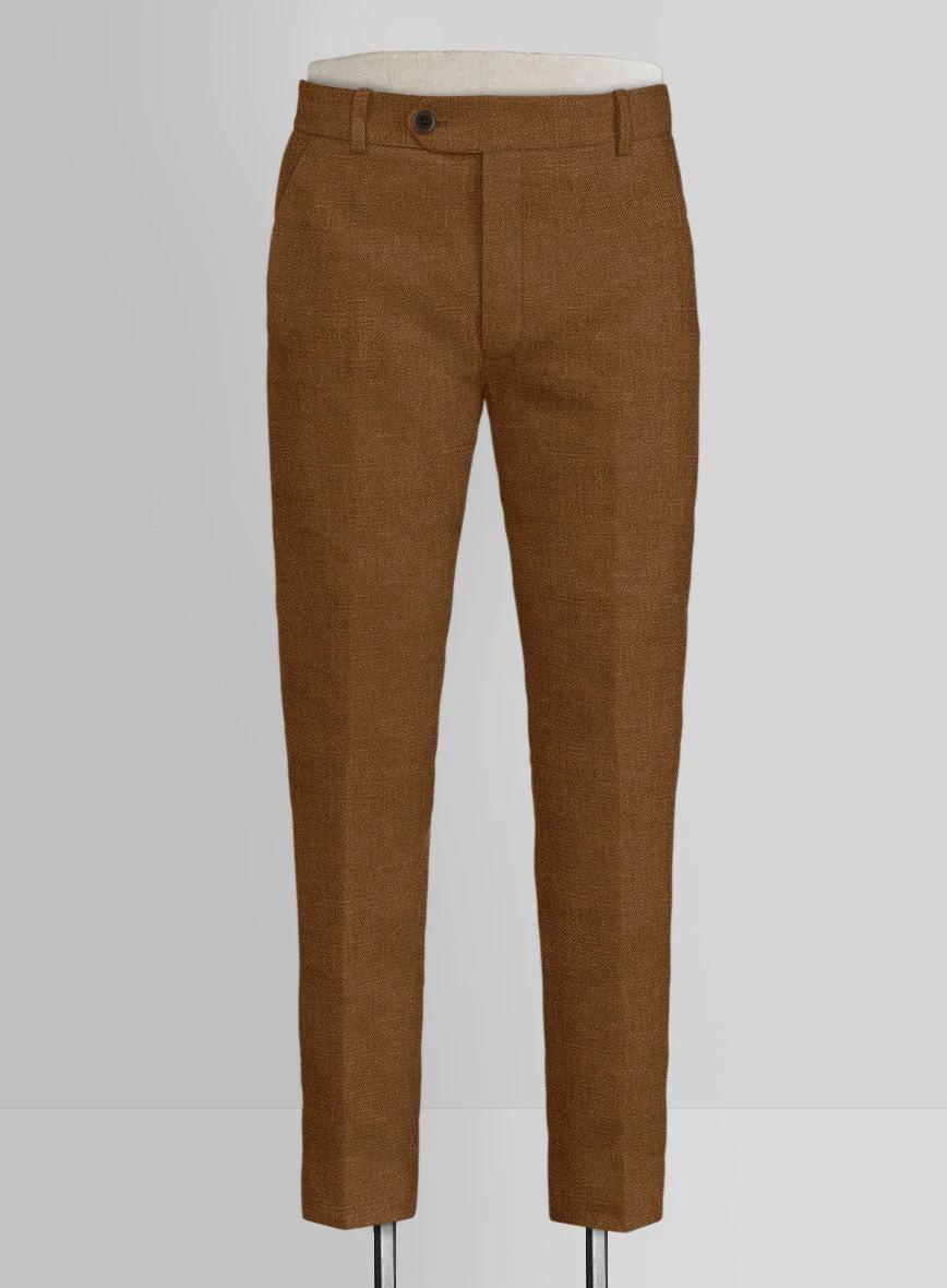 Italian Prato Rust Linen Suit 4 Italian Prato Rust Linen Suit - Image 4