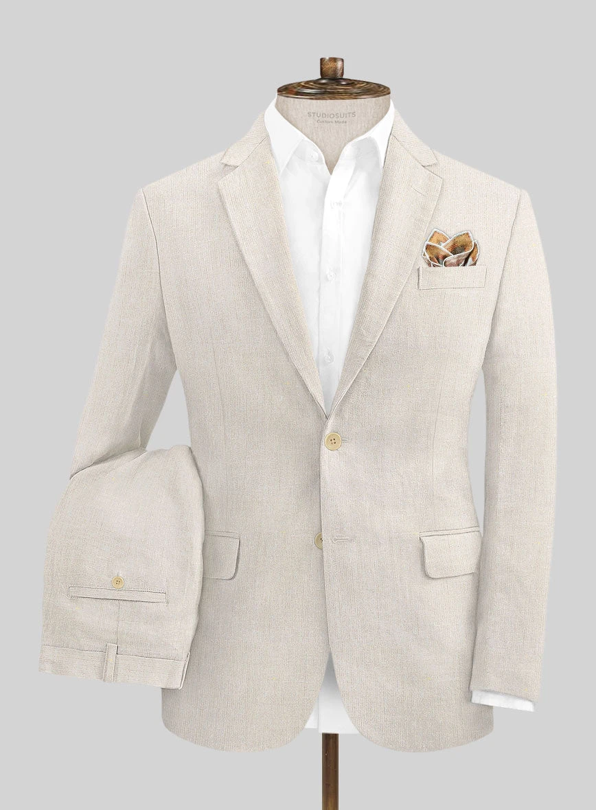 Pure Barn Beige Linen Suit 2 Pure Barn Beige Linen Suit - Image 2