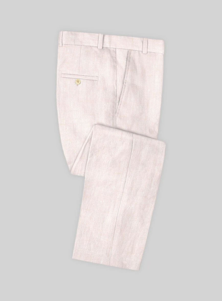 Roman Light Pink Linen Suit 5 Roman Light Pink Linen Suit - Image 5