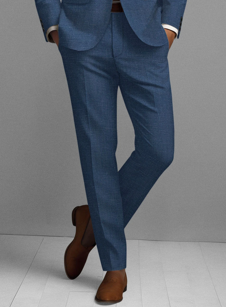 Stone Blue Linen Suit 5 Stone Blue Linen Suit - Image 5