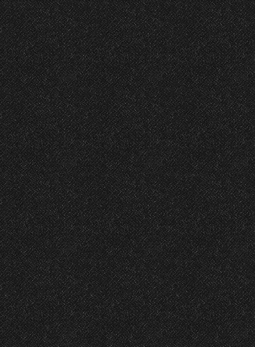 Vintage Plain Black Tweed GQ Overcoat 6 Vintage Plain Black Tweed GQ Overcoat - Image 6