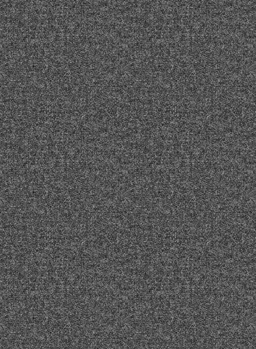 Vintage Plain Dark Gray Tweed Overcoat 4 Vintage Plain Dark Gray Tweed Overcoat - Image 4