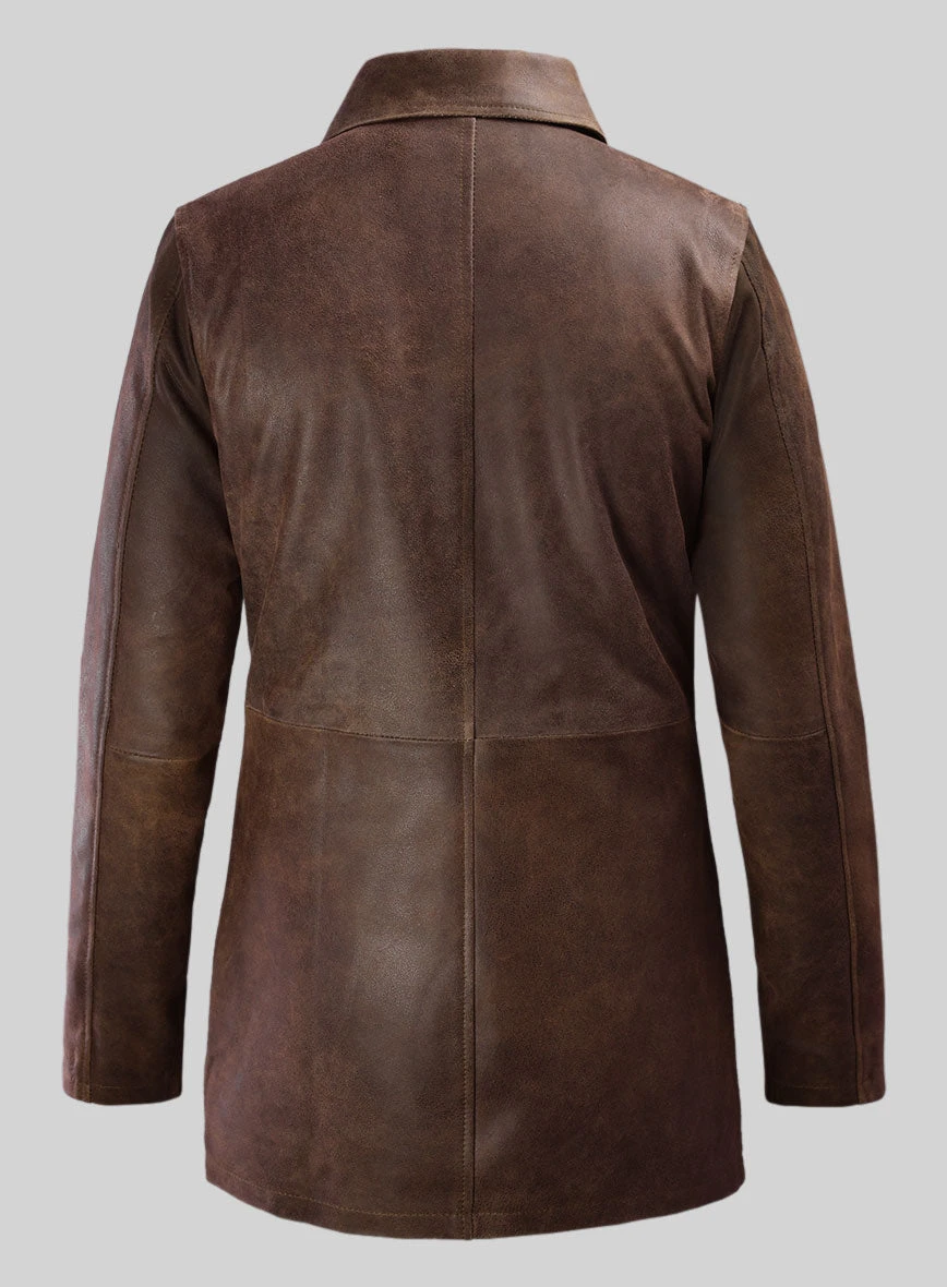 Winchester Leather Trench Coat 4 Winchester Leather Trench Coat - Image 4